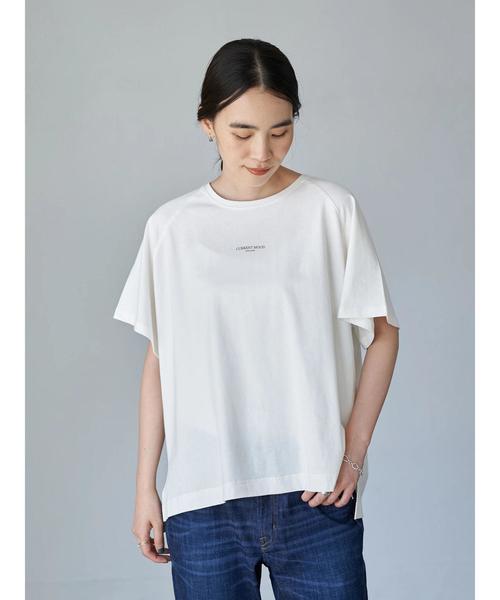 AMERICAN HOLIC（アメリカンホリック）の「ラグランロゴカット半袖プルオーバー　＊（Tシャツ/カットソー・レディース・チャコールグレー/ライトグレー/ブラック/オフホワイト・FREE）」の9枚目の写真