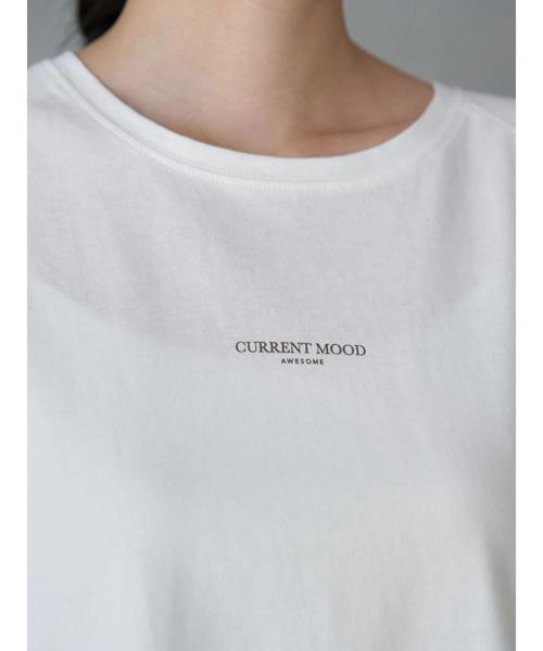 AMERICAN HOLIC（アメリカンホリック）の「ラグランロゴカット半袖プルオーバー　＊（Tシャツ/カットソー・レディース・チャコールグレー/ライトグレー/ブラック/オフホワイト・FREE）」の15枚目の写真