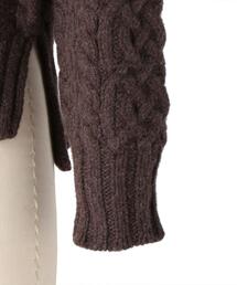 Drawer（ドゥロワー）の「Drawer ウールカシミヤアラン編みクルー