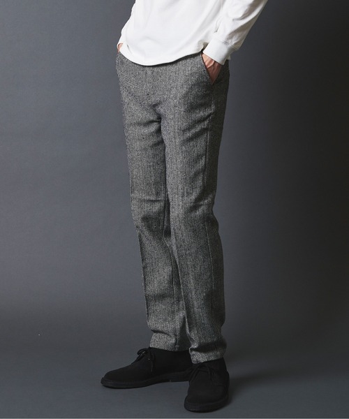 THE TWENTYSEVEN（ザ トゥエンティーセブン）の「THE TWENTYSEVEN：WOOL NEP TAPERED PANT ウールネップ テーパードパンツ（スラックス・メンズ・グレー/チャコールグレー/グレー系その他/グレー系その他2・M/L/XL）」の9枚目の写真