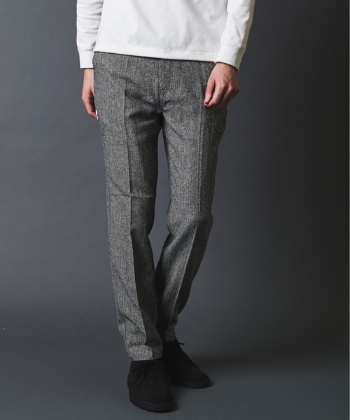 THE TWENTYSEVEN（ザ トゥエンティーセブン）の「THE TWENTYSEVEN：WOOL NEP TAPERED PANT ウールネップ テーパードパンツ（スラックス・メンズ・グレー/チャコールグレー/グレー系その他/グレー系その他2・M/L/XL）」の10枚目の写真