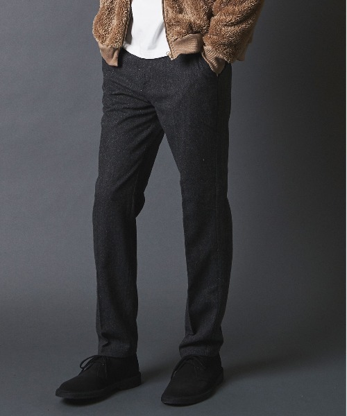 THE TWENTYSEVEN（ザ トゥエンティーセブン）の「THE TWENTYSEVEN：WOOL NEP TAPERED PANT ウールネップ テーパードパンツ（スラックス・メンズ・グレー/チャコールグレー/グレー系その他/グレー系その他2・M/L/XL）」の5枚目の写真