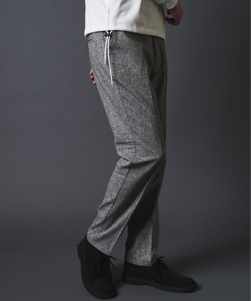 THE TWENTYSEVEN（ザ トゥエンティーセブン）の「THE TWENTYSEVEN：WOOL NEP TAPERED PANT ウールネップ テーパードパンツ（スラックス・メンズ・グレー/チャコールグレー/グレー系その他/グレー系その他2・M/L/XL）」の7枚目の写真