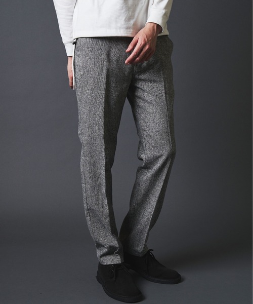 THE TWENTYSEVEN（ザ トゥエンティーセブン）の「THE TWENTYSEVEN：WOOL NEP TAPERED PANT ウールネップ テーパードパンツ（スラックス・メンズ・グレー/チャコールグレー/グレー系その他/グレー系その他2・M/L/XL）」の8枚目の写真