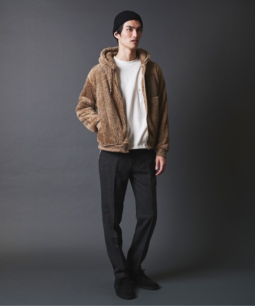 THE TWENTYSEVEN（ザ トゥエンティーセブン）の「THE TWENTYSEVEN：WOOL NEP TAPERED PANT ウールネップ テーパードパンツ（スラックス・メンズ・グレー/チャコールグレー/グレー系その他/グレー系その他2・M/L/XL）」の14枚目の写真