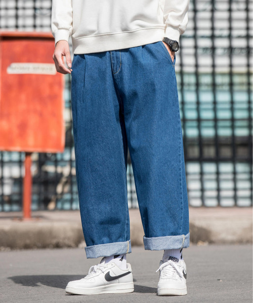 【セール】【neos -addictive design-】ワイドシルエット バルーン デニムパンツ（デニムパンツ）｜neos（ネオス）