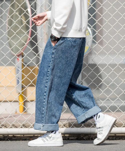 【セール】【neos -addictive design-】ワイドシルエット バルーン デニムパンツ（デニムパンツ）｜neos（ネオス）
