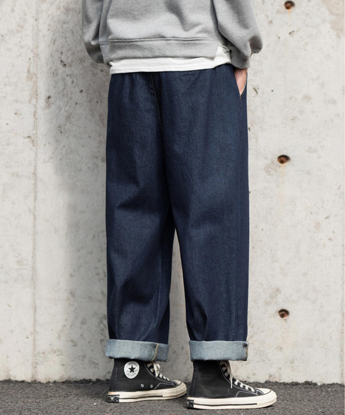 【セール】【neos -addictive design-】ワイドシルエット バルーン デニムパンツ（デニムパンツ）｜neos（ネオス）