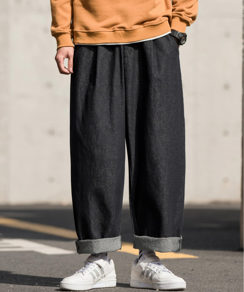 【セール】【neos -addictive design-】ワイドシルエット バルーン デニムパンツ（デニムパンツ）｜neos（ネオス）