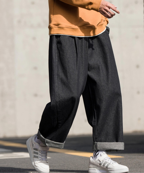 【セール】【neos -addictive design-】ワイドシルエット バルーン デニムパンツ（デニムパンツ）｜neos（ネオス）