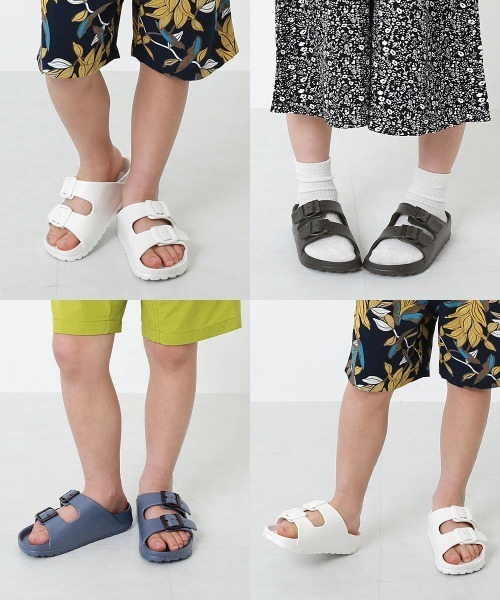 devirock（デビロック）の「ツーバンドサンダル（サンダル・キッズ・ブラック/オフホワイト/ブルー系その他・23.0cm/22.0cm/17.0cm/18.0cm/19.0cm/20.0cm/21.0cm）」の6枚目の写真