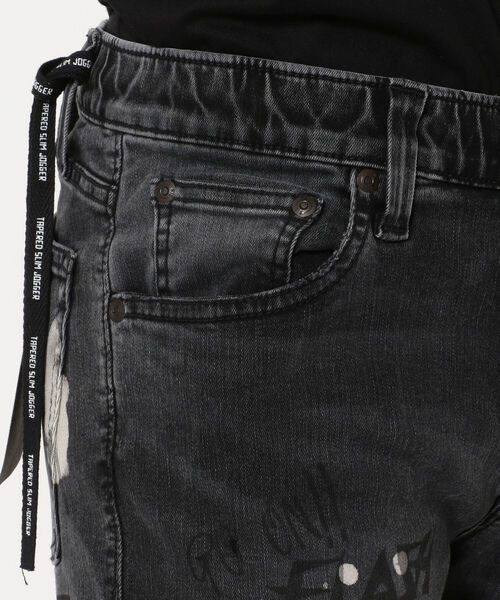 SURT × BIG JOHN TAPERED SLIM JOGGER ブラック（SURT×Big John for 