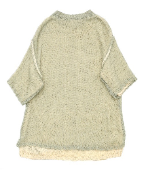 select MOCA(セレクトモカ)の「2021 SS トゥープライデザインニット(ニット/セーター・レディース・オフホワイト/ミント・FREE)」の18枚目の写真