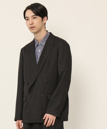 KASHIYAMA | リネンライクポリエステルストレッチ4Bジャケット(テーラードジャケット)