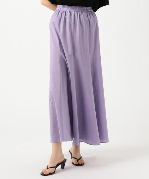 TOMORROWLAND (トゥモローランド)の「コットンシルクタイプライター マーメイドマキシスカート(スカート・レディース・ブラック/ライトパープル/キャメル/ライトベージュ・36/34)」の8枚目の写真