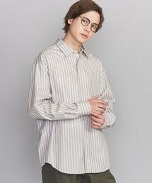 BEAUTY&YOUTH UNITED ARROWS | BY ノーブルストライプ ワイドフォルム テーパード シャツ(シャツ/ブラウス)