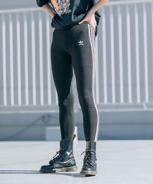 adidas（アディダス）の「adidas Originals/アディダス オリジナルス クラシックス 3ストライプ タイツ（その他パンツ・レディース・ブラック・XS/S/M/L/XL）」の15枚目の写真
