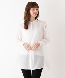 SHOO・LA・RUE | シンプルバンドカラーシャツ(シャツ/ブラウス)