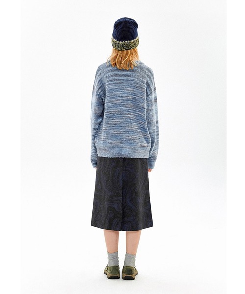 ニット セーター KIRSH UNBALANCE ARGYLE CHECK KNIT/キルシー アンバランス アーガイル柄 ニット レディース KIRSH（キルシー）の「KIRSH UNBALANCE ARGYLE CHECK KNIT
