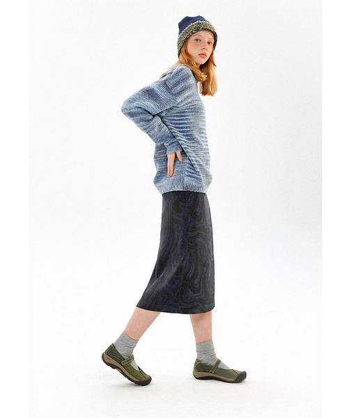 KIRSH（キルシー）の「【KOREA KIRSH オリジナルライン】『KIRSH/キルシー』SMALL CHERRY DYEING KNIT/スモール チェリー ダイイング ニット（ニット/セーター・レディース・ピンク/ブルー・FREE）」の7枚目の写真