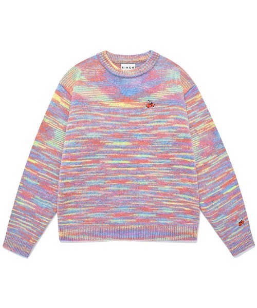 ☆韓国の人気☆【KIRSH】☆CHECK PATTERN KNIT LONG SKIR.T☆ 限定商品発売】さくらんぼのロゴで人気な韓国レディースブランド