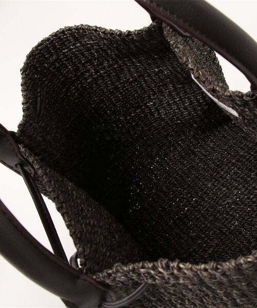 outersunset abaca basket bag BROWN（大） outersunset abaca basket bag BROWN（大） OUTERSUNSET