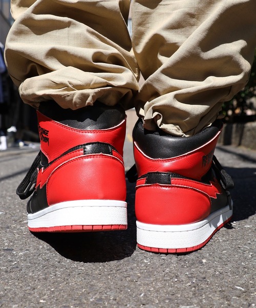 REVENGE×STORM(リベンジストーム)の「REVENGE X STORM/リベンジ ストーム MJ-HI シューズ ハイカットスニーカー(スニーカー・メンズ・レッド/ブルー・26cm/27cm/28cm)」の9枚目の写真