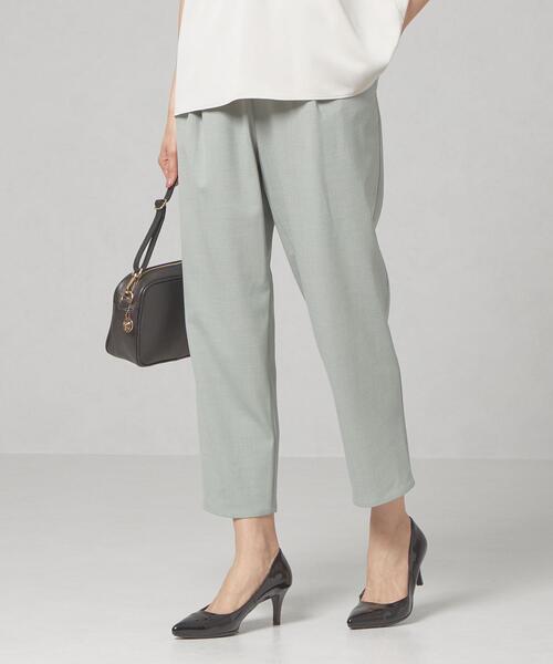 closet story（クローゼットストーリー）の「＜closet story＞□CSC ブッチャー ドロスト テーパードパンツ -手洗い可能-（スラックス・レディース・ライム/ナチュラル・FREE）」の2枚目の写真