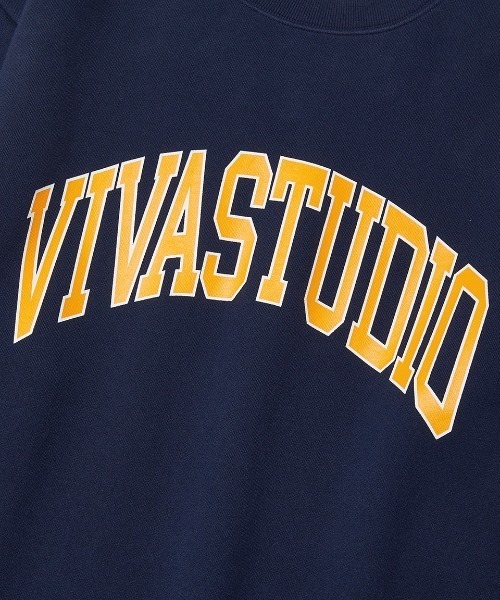 VIVASTUDIO(ビバスタジオ)の「COLLEGE LOGO CREWNECK(スウェット・メンズ・ネイビー/ブラック/グレー・SMALL/X-LARGE/MEDIUM/LARGE)」の14枚目の写真