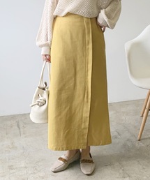 LIAN | リネンライクラップロングスカート(スカート)
