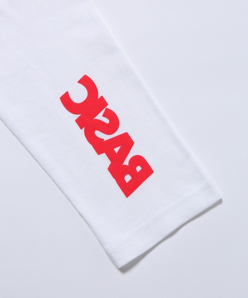 ADAM ET ROPE'(アダムエロペ)の「【TYPOGRAFFITI 4 ADAM ET ROPE'】CONSTRUCTION LST(Tシャツ/カットソー・メンズ・ホワイト/ブラック・L/M/XL)」の7枚目の写真