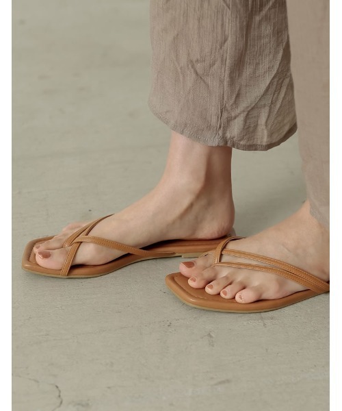 Re:EDIT（リエディ）の「クロストングビーチサンダル（サンダル・レディース・ブラック/シルバー/キャメル/ゴールド/グレイッシュベージュ/パイソン・SMALL/MEDIUM/X-SMALL/LARGE/X-LARGE/XX-LARGE/XXX-LARGE）」の7枚目の写真