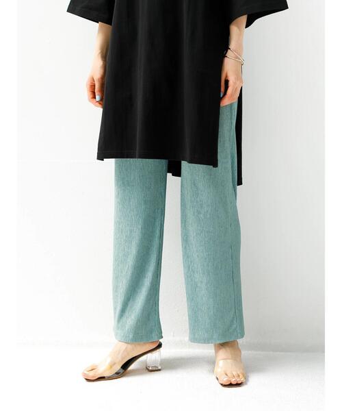 koe（コエ）の「楊柳パンツ＊（その他パンツ・レディース・ミント/ブラウン・FREE）」の4枚目の写真