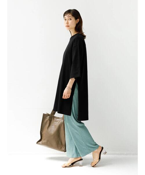 koe（コエ）の「楊柳パンツ＊（その他パンツ・レディース・ミント/ブラウン・FREE）」の7枚目の写真