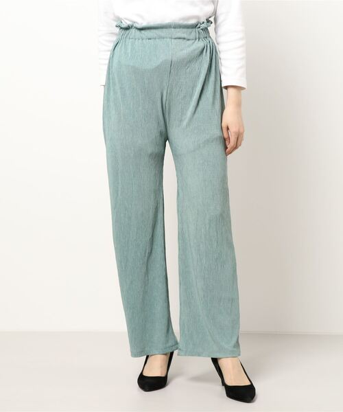 koe（コエ）の「楊柳パンツ＊（その他パンツ・レディース・ミント/ブラウン・FREE）」の15枚目の写真