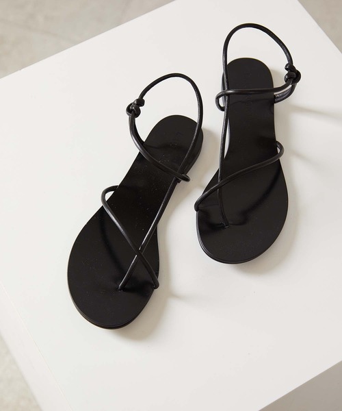OUVRAGE CLASSE（ウヴラージュクラス）の「【LAOCOONTE/ラオコンテ】Flavia チューブサンダル（サンダル・レディース・ブラック・SMALL/MEDIUM）」の3枚目の写真