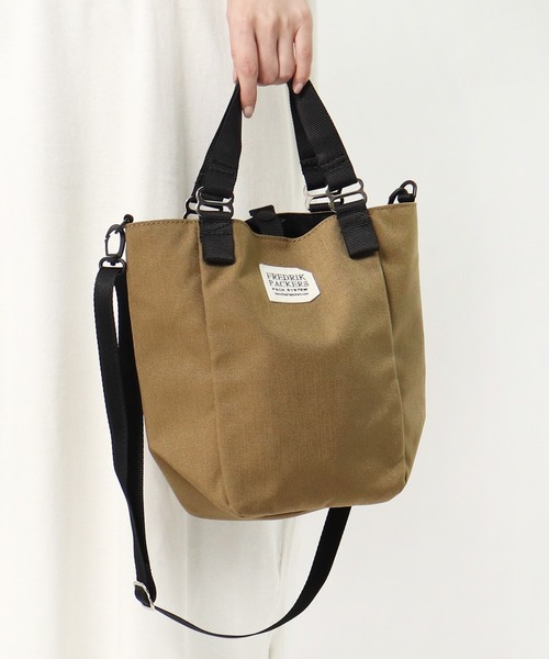 FREDRIK PACKERS（フレドリックパッカーズ）の「・ FREDRIK PACKERS / フレドリックパッカーズ ミッショントート MISSION TOTE XS（ショルダーバッグ・レディース・ベージュ/その他1/ブラック/その他2/ホワイト・FREE）」の3枚目の写真