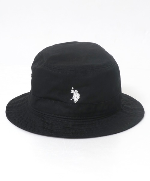 U.S. POLO ASSN.(ユーエスポロアッスン)の「U.S. POLO ASSN. ワンポイントロゴ刺繍 ツイルバケットハット メンズ レディース ユニセックス(ハット・メンズ・ブラック/ベージュ/ネイビー・FREE)」の8枚目の写真
