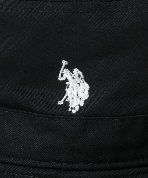 U.S. POLO ASSN.(ユーエスポロアッスン)の「U.S. POLO ASSN. ワンポイントロゴ刺繍 ツイルバケットハット メンズ レディース ユニセックス(ハット・メンズ・ブラック/ベージュ/ネイビー・FREE)」の12枚目の写真