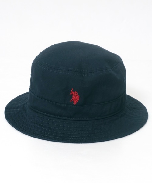 U.S. POLO ASSN.(ユーエスポロアッスン)の「U.S. POLO ASSN. ワンポイントロゴ刺繍 ツイルバケットハット メンズ レディース ユニセックス(ハット・メンズ・ブラック/ベージュ/ネイビー・FREE)」の21枚目の写真