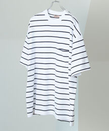 BEAMS LIGHTS | BEAMS LIGHTS / エクストラ ヘビーウェイト ボーダー ポケット Tシャツ(Tシャツ/カットソー)