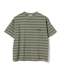 BEAMS LIGHTS | BEAMS LIGHTS / エクストラ ヘビーウェイト ボーダー ポケット Tシャツ(Tシャツ/カットソー)