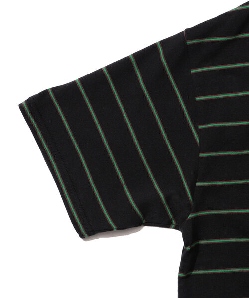 BEAMS LIGHTS（ビームスライツ）の「BEAMS LIGHTS / エクストラ ヘビーウェイト ボーダー ポケット Tシャツ（Tシャツ/カットソー・メンズ・ベージュ系その他/ホワイト系その他/ブラック系その他/グリーン系その他2/ブラック系その他4・L/S/M）」の12枚目の写真