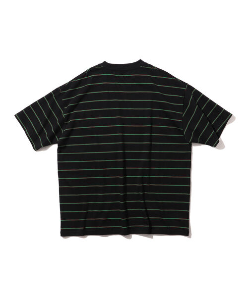 BEAMS LIGHTS（ビームスライツ）の「BEAMS LIGHTS / エクストラ ヘビーウェイト ボーダー ポケット Tシャツ（Tシャツ/カットソー・メンズ・ベージュ系その他/ホワイト系その他/ブラック系その他/グリーン系その他2/ブラック系その他4・L/S/M）」の13枚目の写真