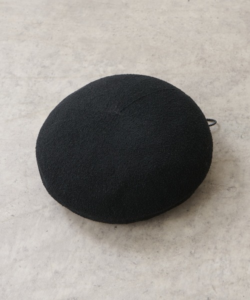 PUAL CE CIN(ピュアルセシン)の「【SUBLIME】LOOP YARN BERET/ループヤーンベレー帽(ハンチング/ベレー帽・レディース・ブラック/グレー・FREE)」の4枚目の写真