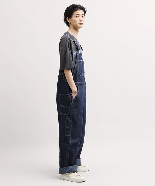 Dickies(ディッキーズ)の「Dickies / ディッキーズ Overall オーバーオール / オールインワン(サロペット/オーバーオール・メンズ・ブラウン/インディゴブルー/ライトインディゴブルー/ストライプ/ホワイト/ブラック・30inch/34inch/32inch/36inch/38inch)」の17枚目の写真