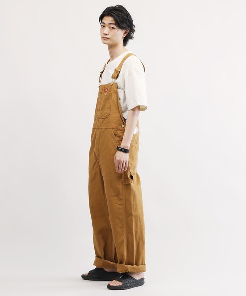 Dickies(ディッキーズ)の「Dickies / ディッキーズ Overall オーバーオール / オールインワン(サロペット/オーバーオール・メンズ・ブラウン/インディゴブルー/ライトインディゴブルー/ストライプ/ホワイト/ブラック・30inch/34inch/32inch/36inch/38inch)」の20枚目の写真