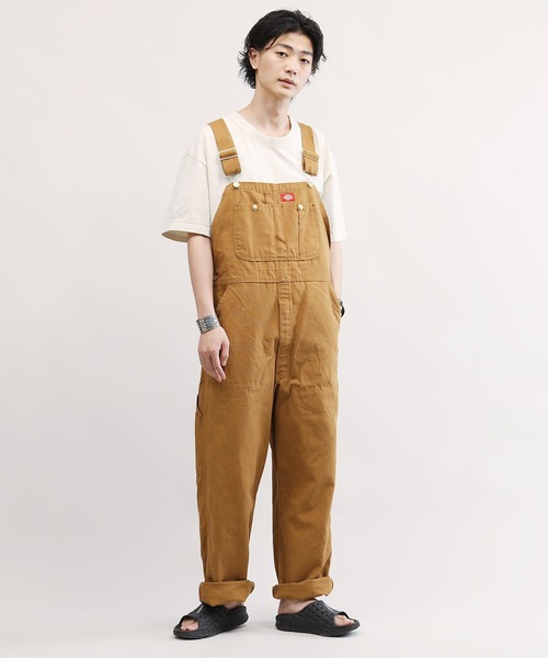 Dickies(ディッキーズ)の「Dickies / ディッキーズ Overall オーバーオール / オールインワン(サロペット/オーバーオール・メンズ・ブラウン/インディゴブルー/ライトインディゴブルー/ストライプ/ホワイト/ブラック・30inch/34inch/32inch/36inch/38inch)」の19枚目の写真