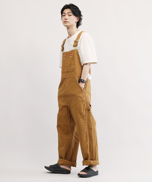 Dickies(ディッキーズ)の「Dickies / ディッキーズ Overall オーバーオール / オールインワン(サロペット/オーバーオール・メンズ・ブラウン/インディゴブルー/ライトインディゴブルー/ストライプ/ホワイト/ブラック・30inch/34inch/32inch/36inch/38inch)」の21枚目の写真