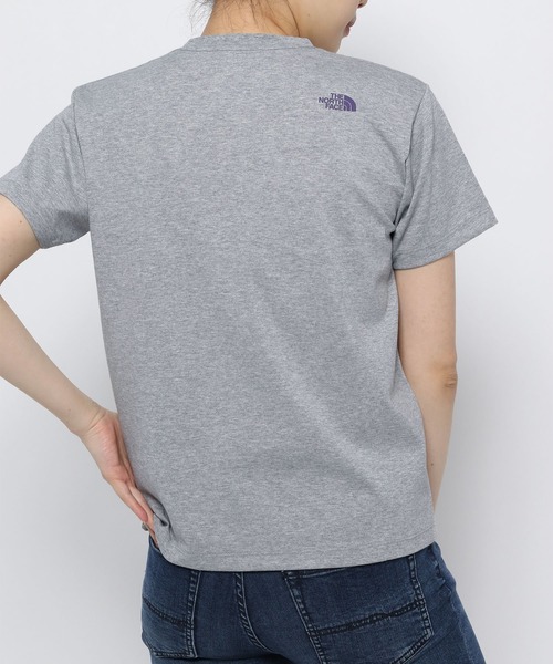 THE NORTH FACE（ザノースフェイス）の「【THE NORTH FACE(ザノースフェイス)】CFロゴTEE（Tシャツ/カットソー・レディース・ホワイト/ネイビー/グレー・MEDIUM）」の2枚目の写真